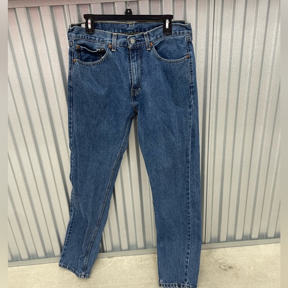 Vintage Men’s Levi’s Size 34x36 Dark Denim Blue Jeans - Picture 2 of 3